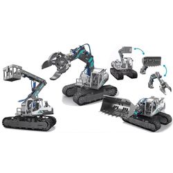 Constructor LeanToys Caterpillar Excavator Hydraulic (Grey) Thumb