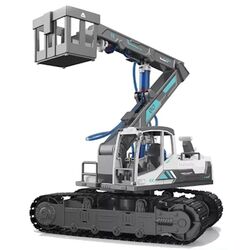 Constructor LeanToys Caterpillar Excavator Hydraulic (Grey)