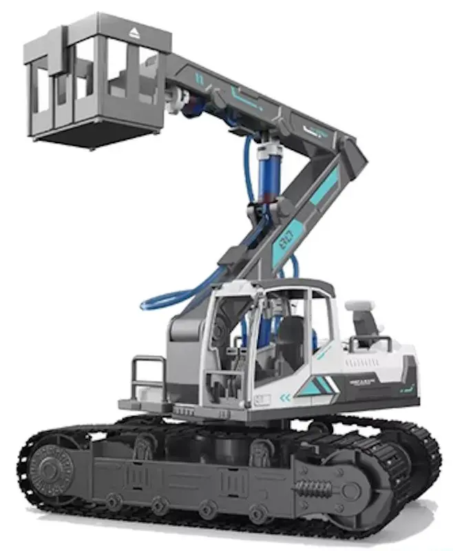Constructor LeanToys Caterpillar Excavator Hydraulic (Grey)