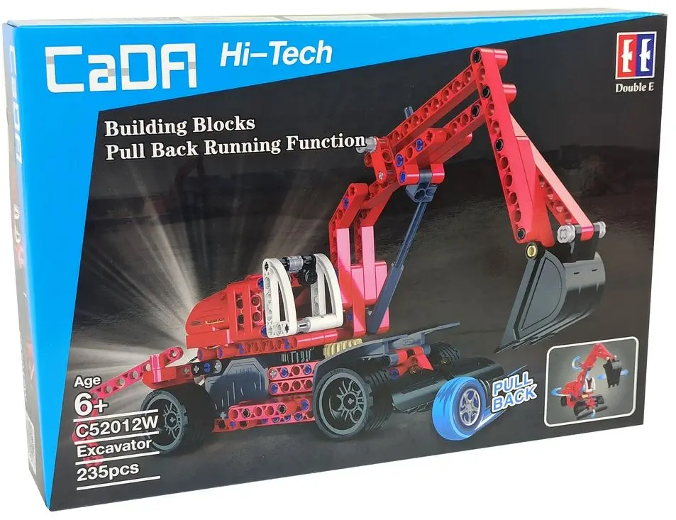 Constructor LeanToys Excavator 9221 (Red) - 3