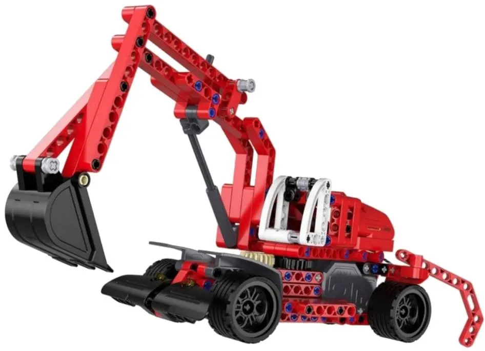 Constructor LeanToys Excavator 9221 (Red)