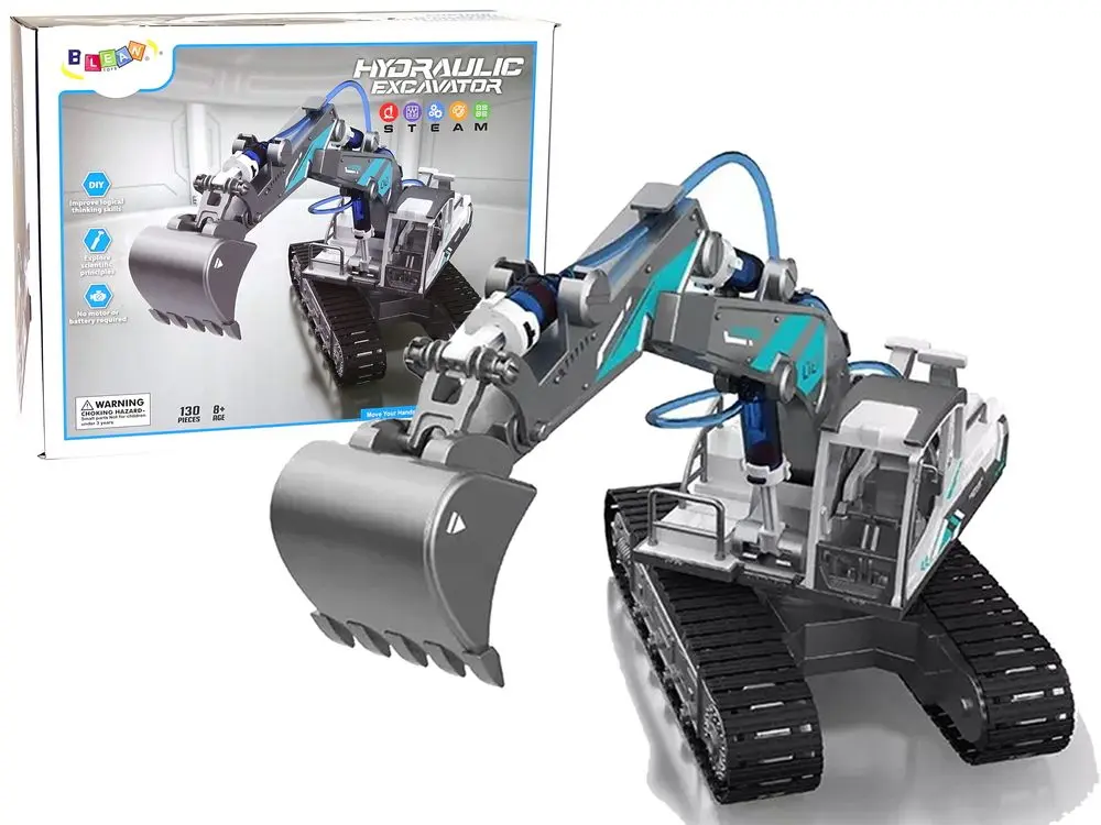 Constructor LeanToys Hydraulic Bulldozer 12416 (Gray/Black) - 2