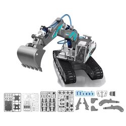 Constructor LeanToys Hydraulic Bulldozer 12416 (Gray/Black) Thumb