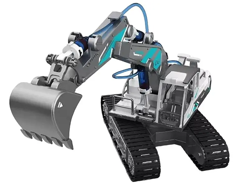 Constructor LeanToys Hydraulic Bulldozer 12416 (Gray/Black)