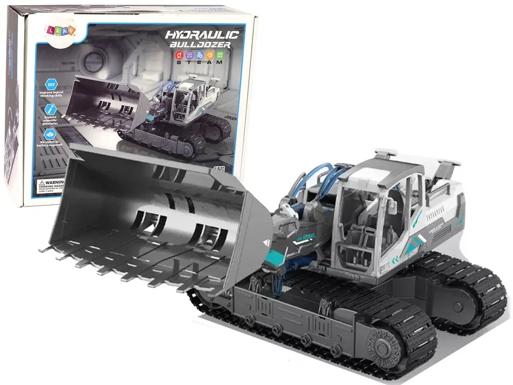 Constructor LeanToys Hydraulic Bulldozer 12418 (Gray/Black) - 2