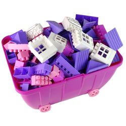 Constructor LeanToys Little Chest of Coloured Blocks K2 16224 (Purple) Thumb