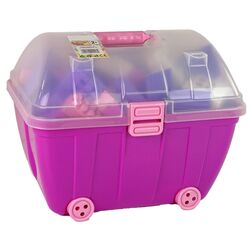 Constructor LeanToys Little Chest of Coloured Blocks K2 16224 (Purple)