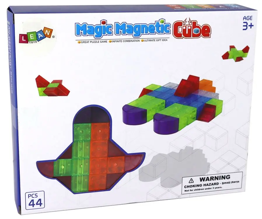 Constructor LeanToys Magic Magnetic Cube 15594 (Multicolor) - 4