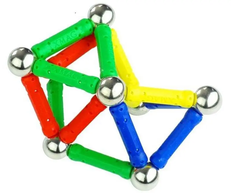 Constructor LeanToys Magnastix 660 (Multicolore) - 2