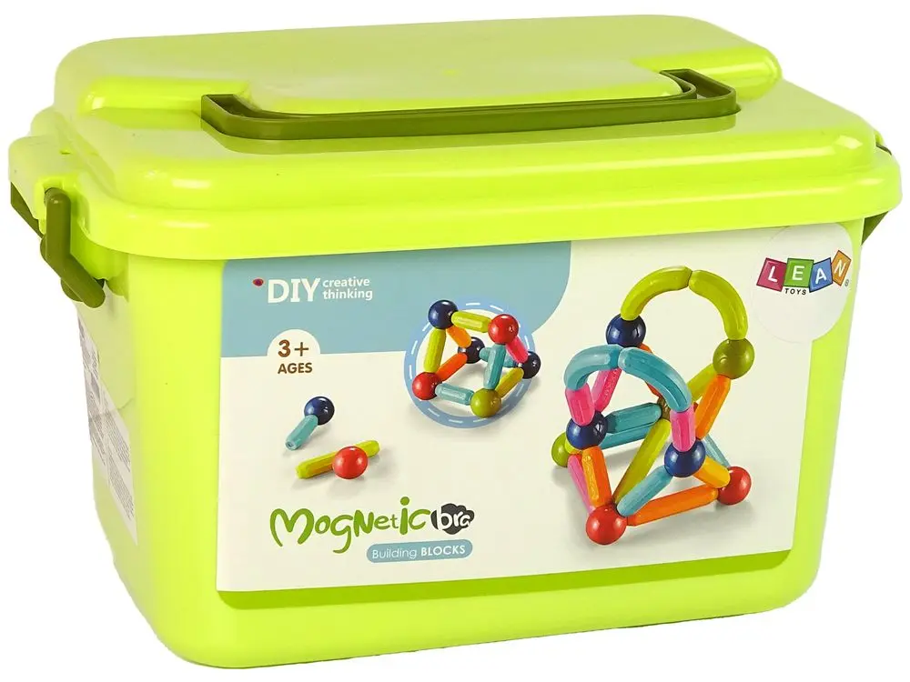Constructor LeanToys Magnetic Bar Building Blocks 14668 (Green)