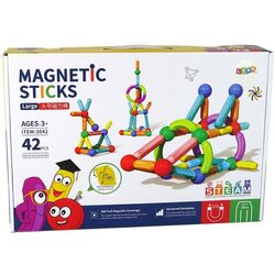 Constructor LeanToys Magnetic Blocks 14102 (Multicolor) Thumb