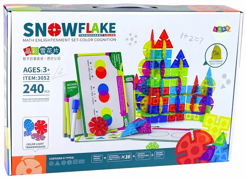 Constructor LeanToys Snowflake 14106 (Multicolor) - 3