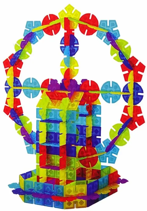 Constructor LeanToys Snowflake 14107 (Multicolor)