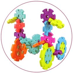 Constructor LeanToys Snowflake 14674 (Multicolor) Thumb