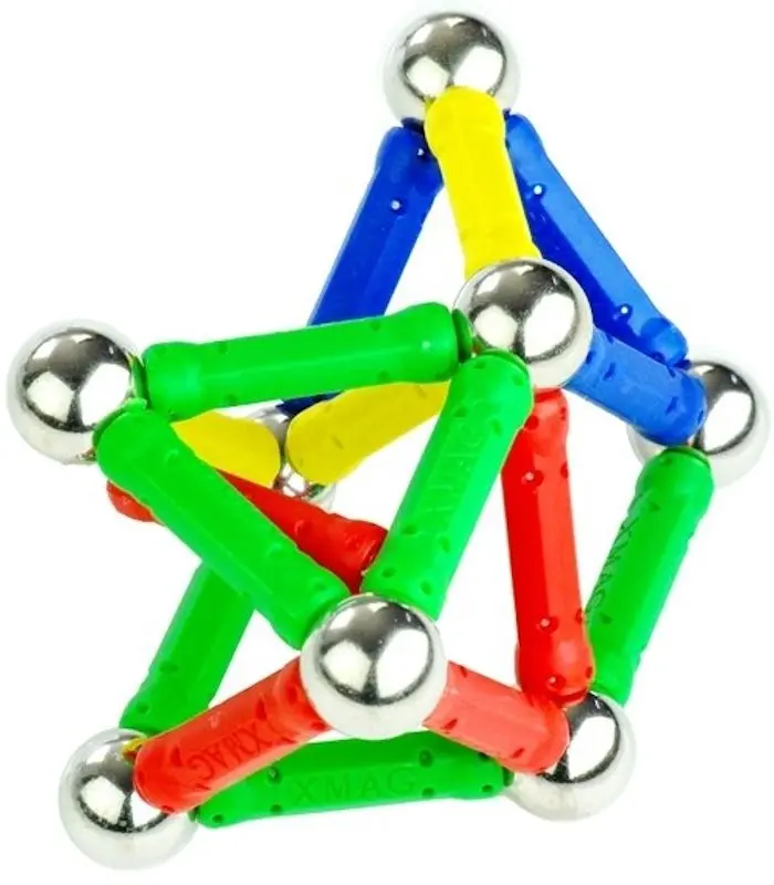 Constructor magnetic 3D LeanToys Magnasticx 560 (Multicolor) - 4