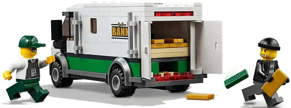 Constructor Lego City Cargo Train 60198 (Green/Black) - 4