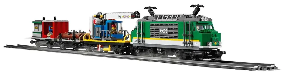 Constructor Lego City Cargo Train 60198 (Green/Black)