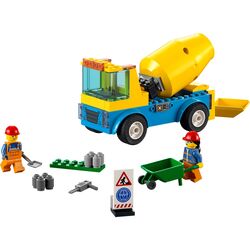 Constructor Lego City Cement Mixer Truck 60325 (Multicolor)