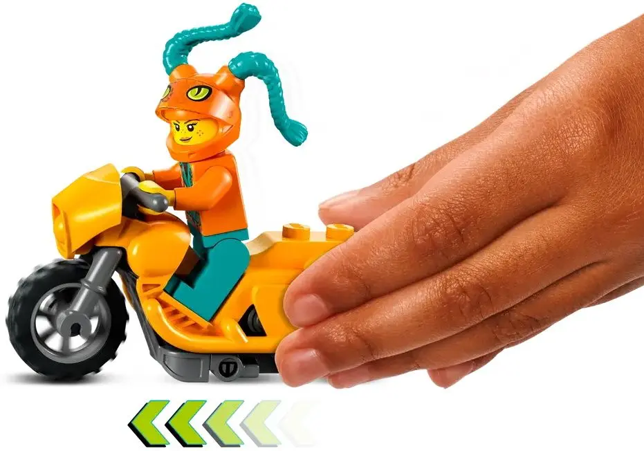 Constructor Lego City Double Loop Stunt Arena 60339 (Green/Orange) - 4