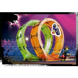 Constructor Lego City Double Loop Stunt Arena 60339 (Green/Orange) Thumb
