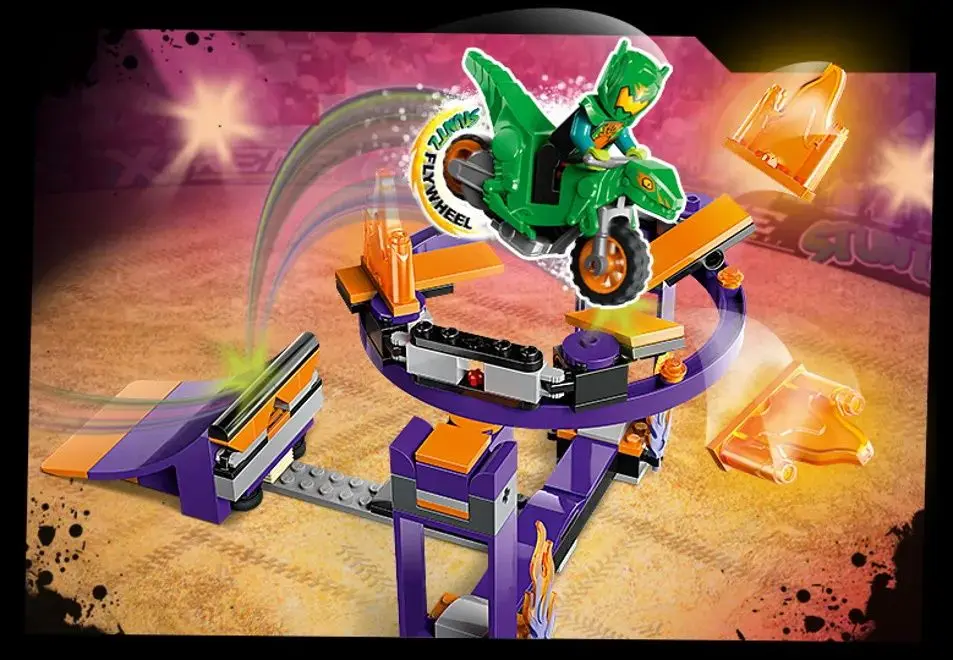 Constructor Lego City Dunk Stunt Ramp Challenge 60359 (Purple/Orange) - 6