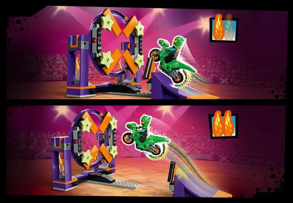 Constructor Lego City Dunk Stunt Ramp Challenge 60359 (Purple/Orange) - 7