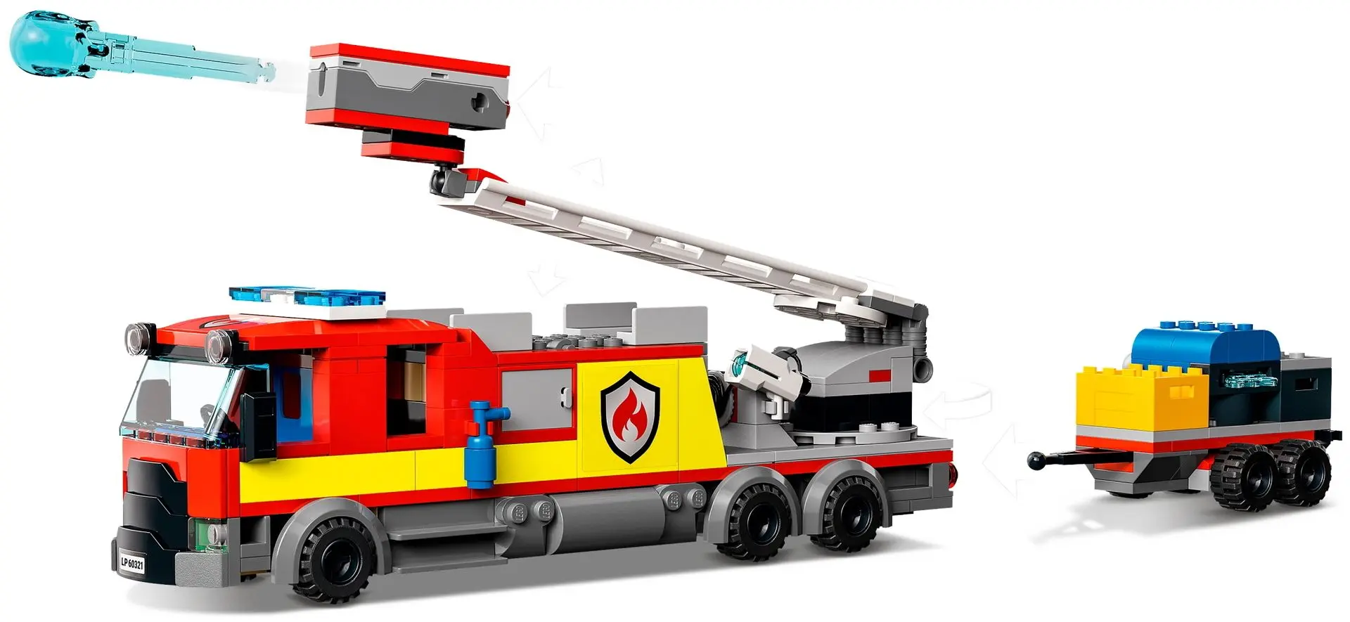 Constructor Lego City Fire Brigade 60321 (Multicolor) - 3