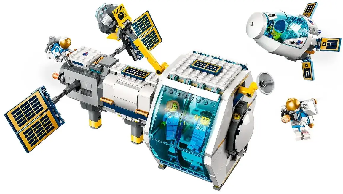 Constructor Lego City Lunar Space Station 60349 (Grey/Blue) - 2