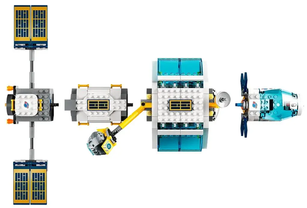 Constructor Lego City Lunar Space Station 60349 (Grey/Blue) - 4