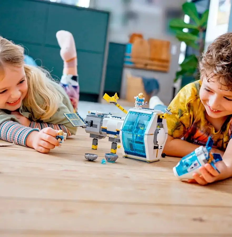 Constructor Lego City Lunar Space Station 60349 (Grey/Blue) - 5