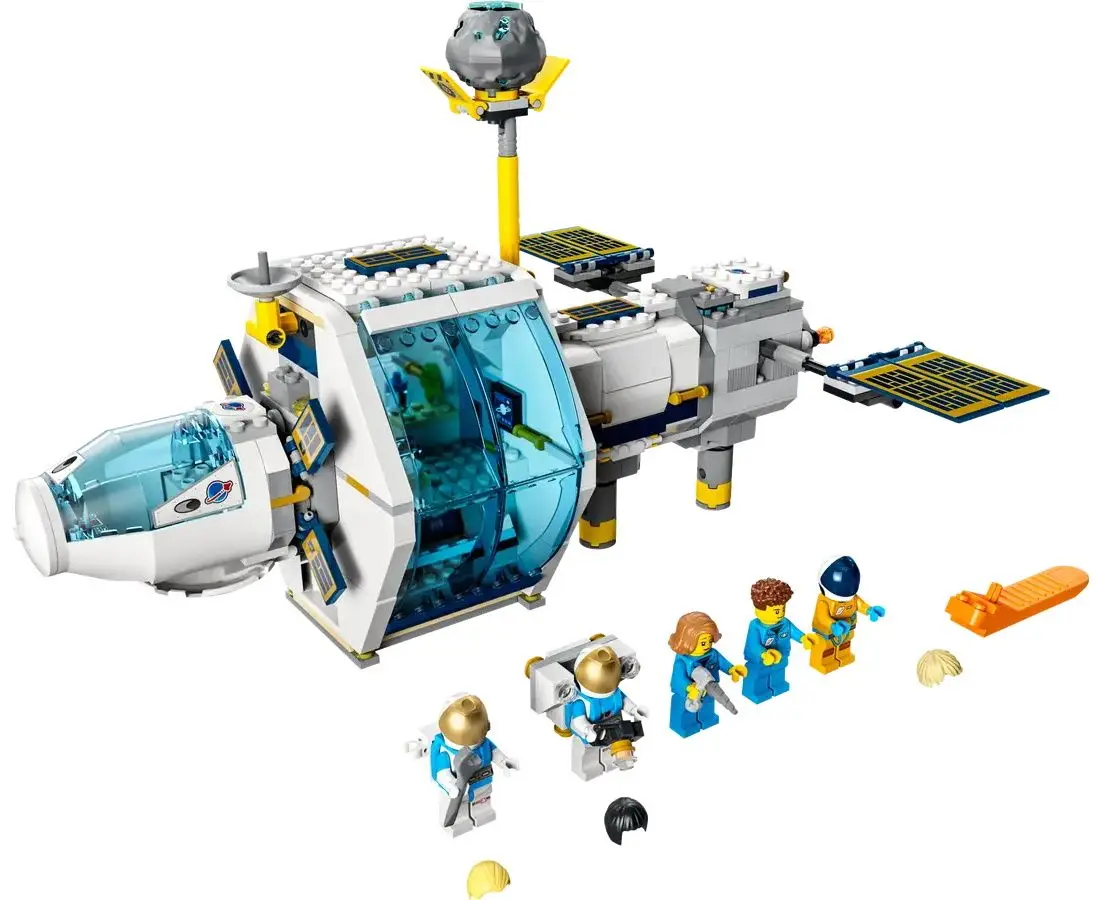 Constructor Lego City Lunar Space Station 60349 (Grey/Blue)