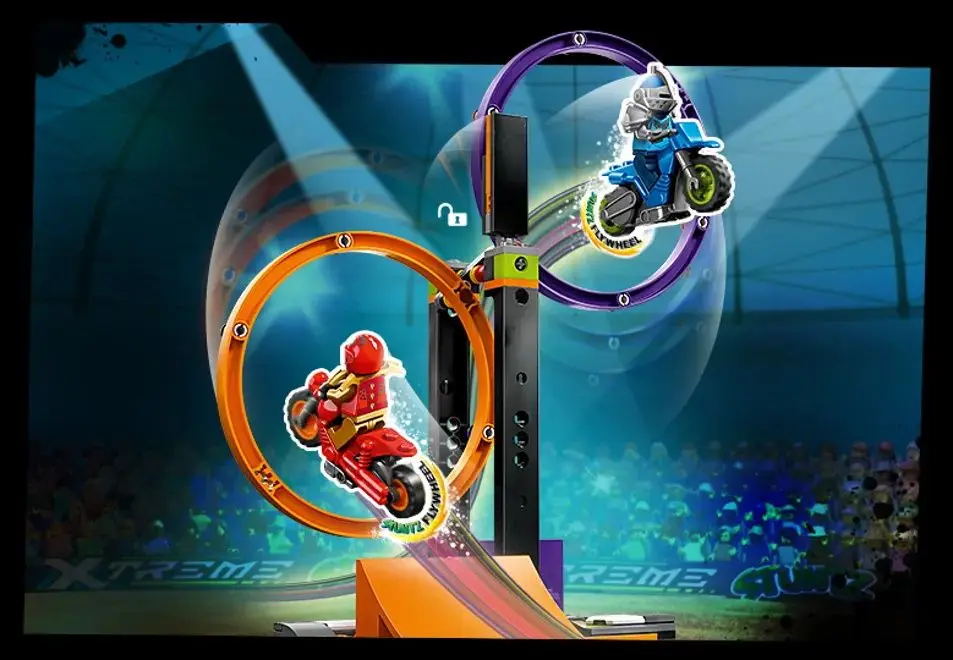 Constructor Lego City Spinning Stunt Challenge 60360 (Purple/Orange) - 5