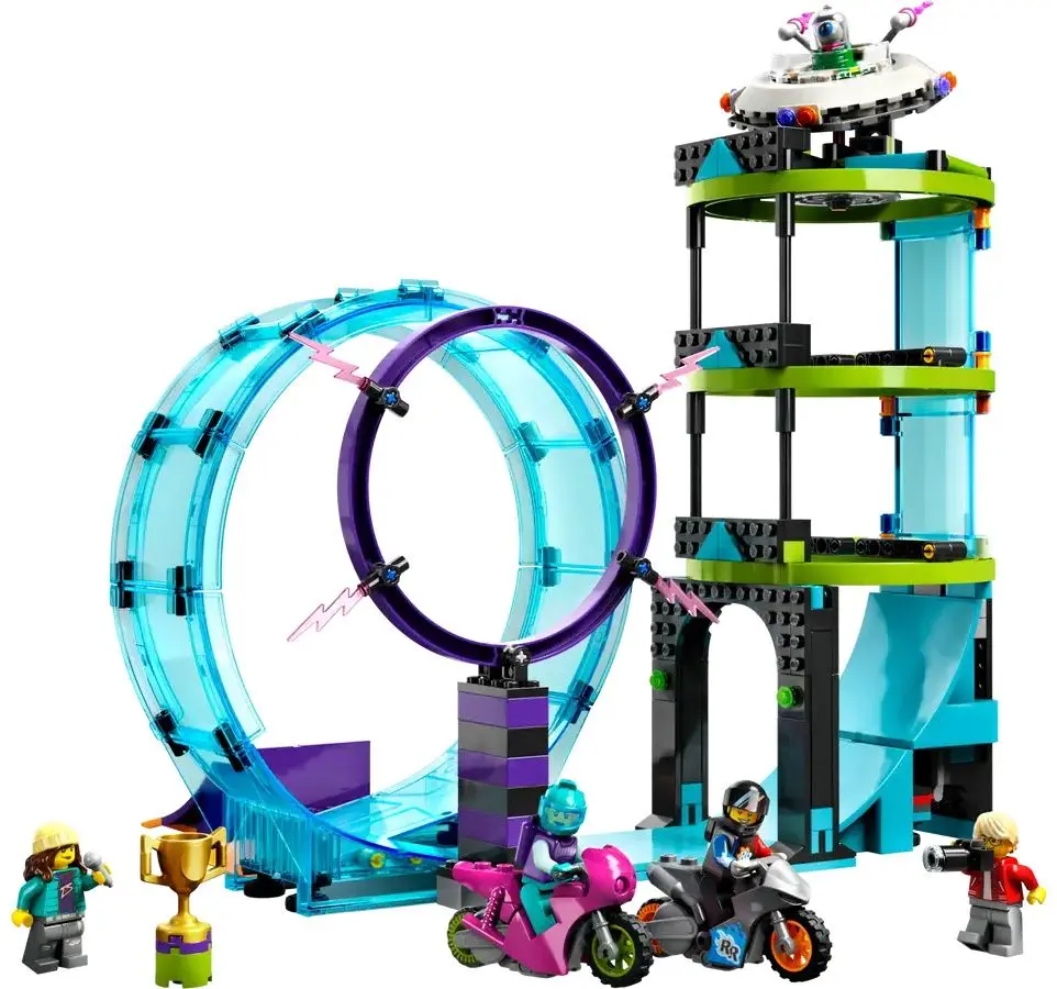 Constructor Lego City Ultimate Stunt Riders Challenge 60361 (Blue)