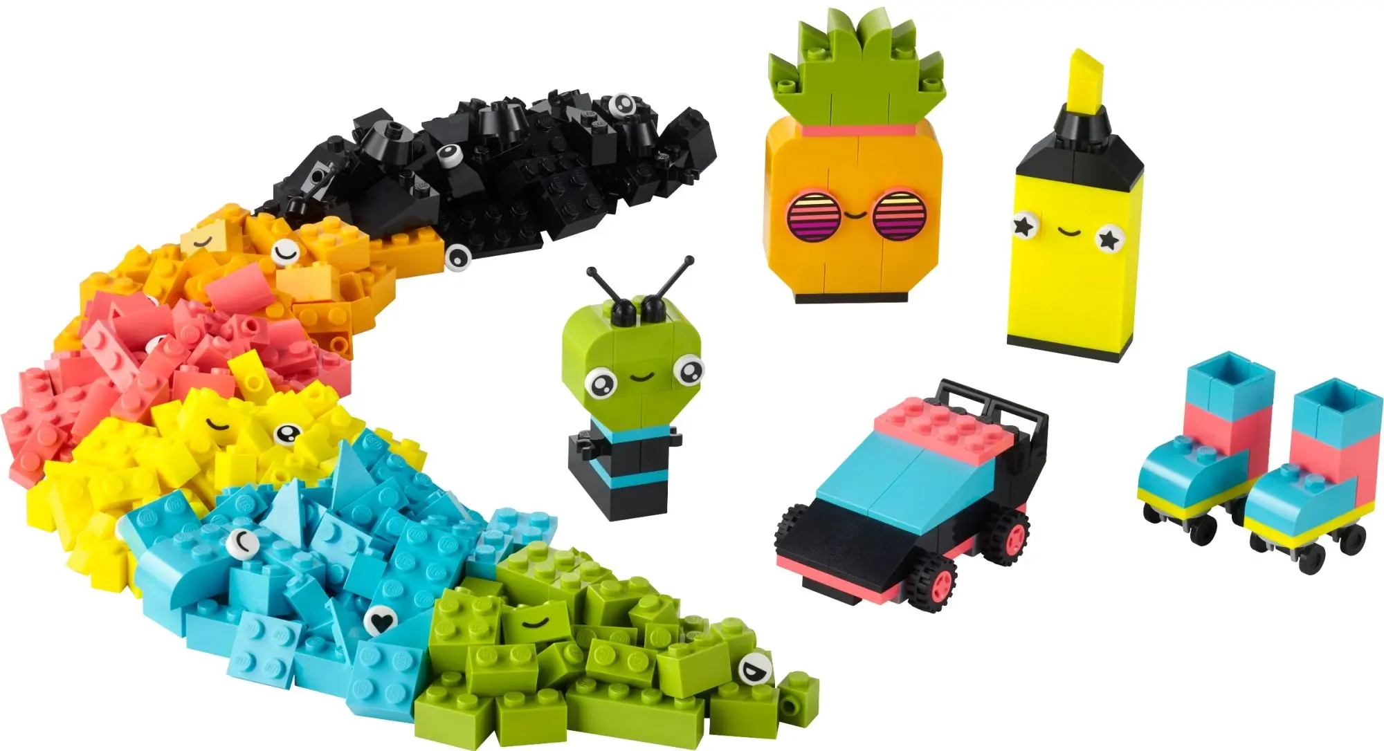 Constructor Lego Classic Creative Neon Fun 11027 (Multicolor) - 2