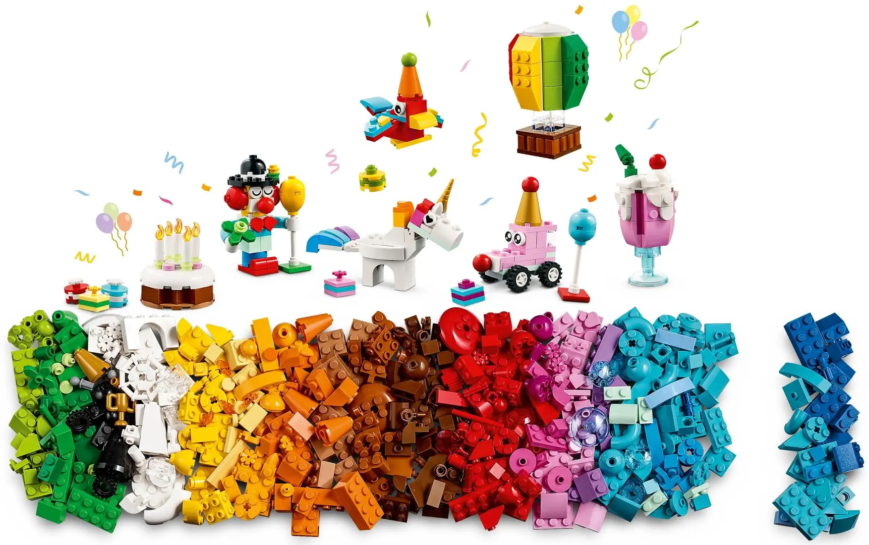 Constructor Lego Classic Creative Party Box 11029 (Multicolor) - 2
