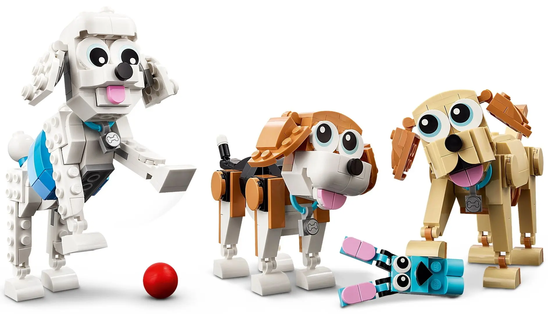 Constructor Lego Creator Adorable Dogs 31137 (Multicolor) - 2