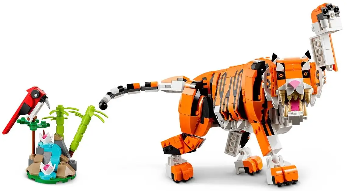 Constructor Lego Creator Majestic Tiger 31129 (Orange/Black) - 4