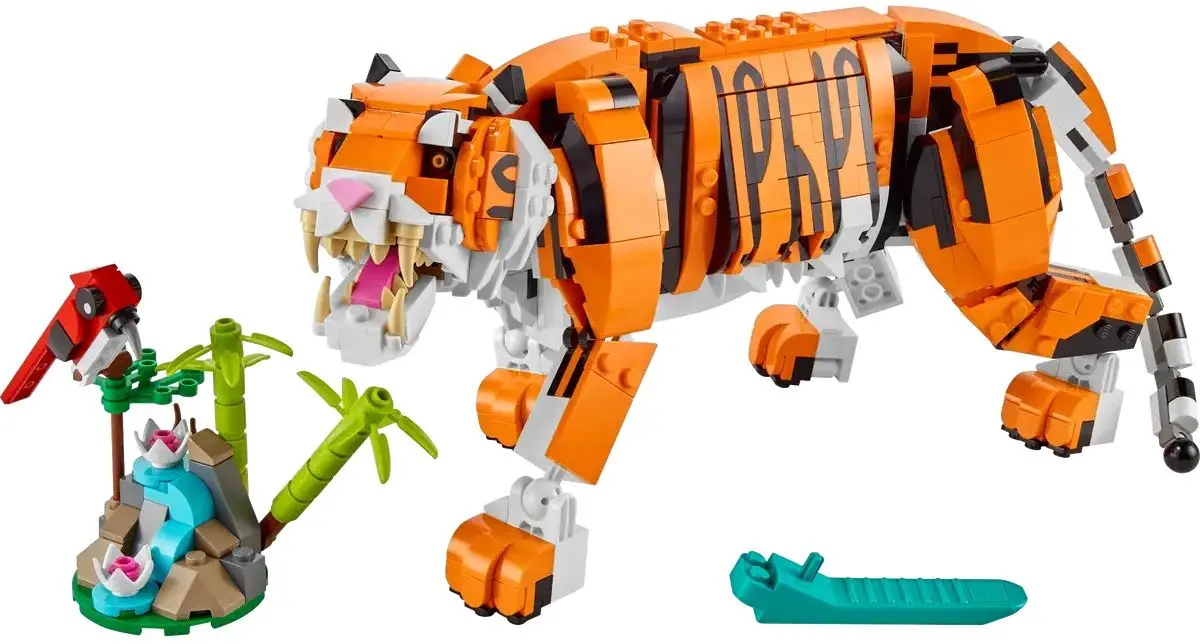 Constructor Lego Creator Majestic Tiger 31129 (Orange/Black)