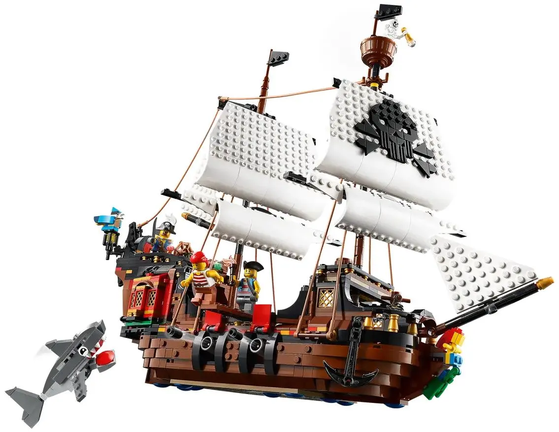 Constructor Lego Creator Pirate Ship 31109 (Brown/Black)