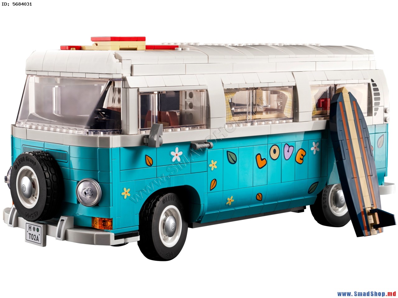 Конструктор Lego Creator Volkswagen T2 Camper Van 10279 (Blue/White)