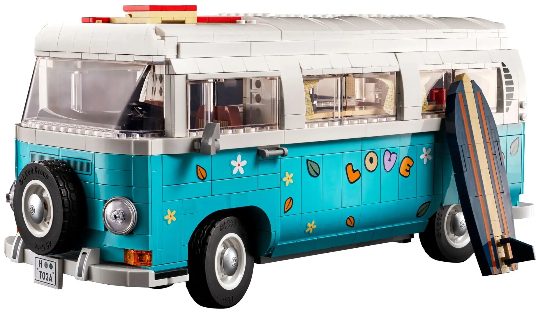 Constructor Lego Creator Volkswagen T2 Camper Van 10279 (Blue/White) - 3