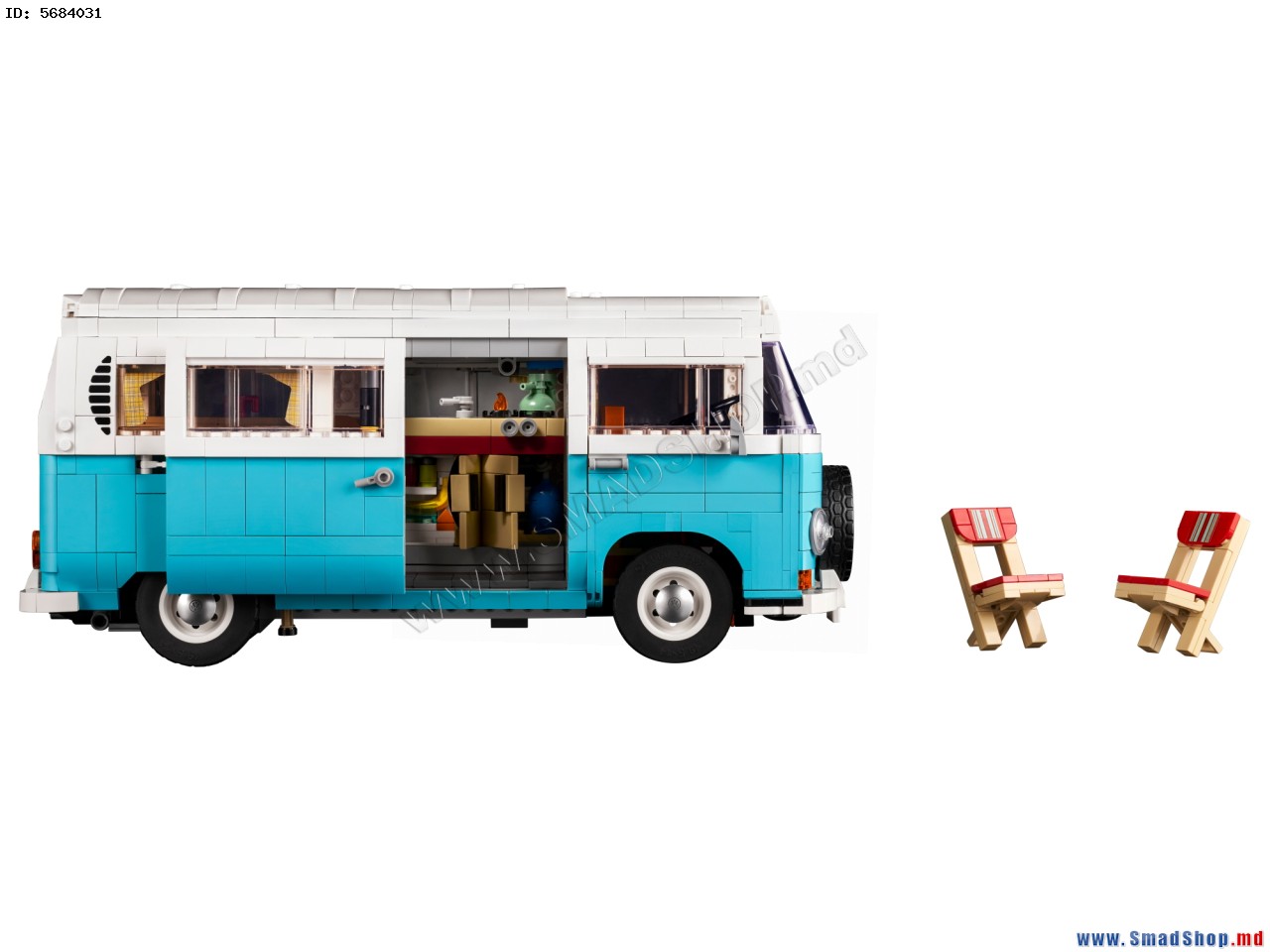 Конструктор Lego Creator Volkswagen T2 Camper Van 10279 (Blue/White)