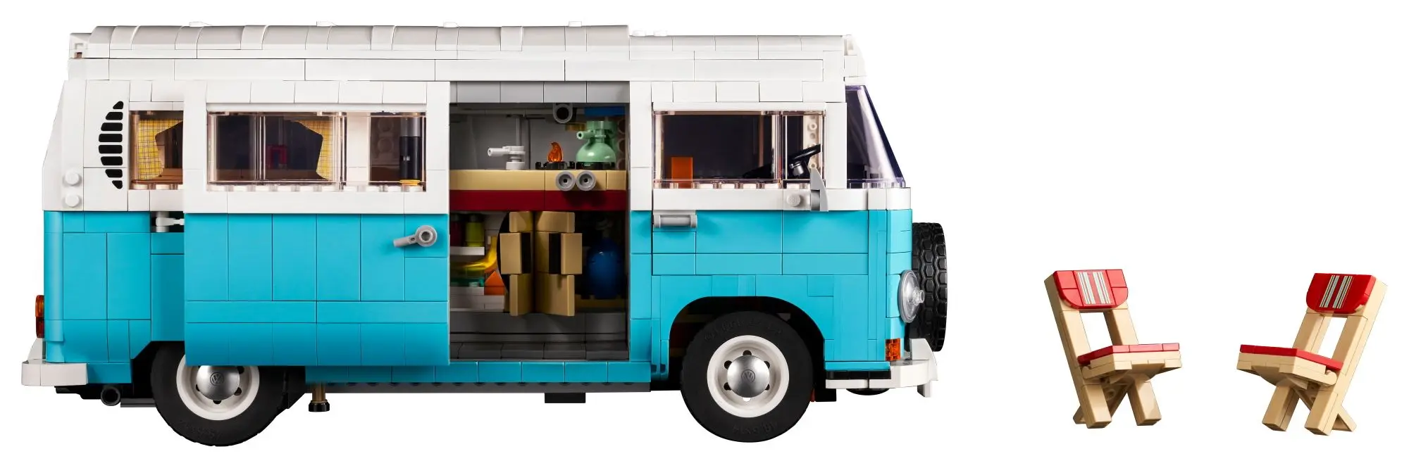 Constructor Lego Creator Volkswagen T2 Camper Van 10279 (Blue/White) - 5
