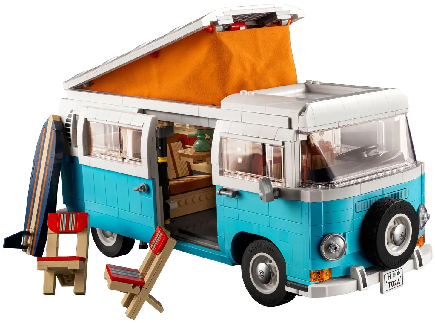 Constructor Lego Creator Volkswagen T2 Camper Van 10279 (Blue/White)