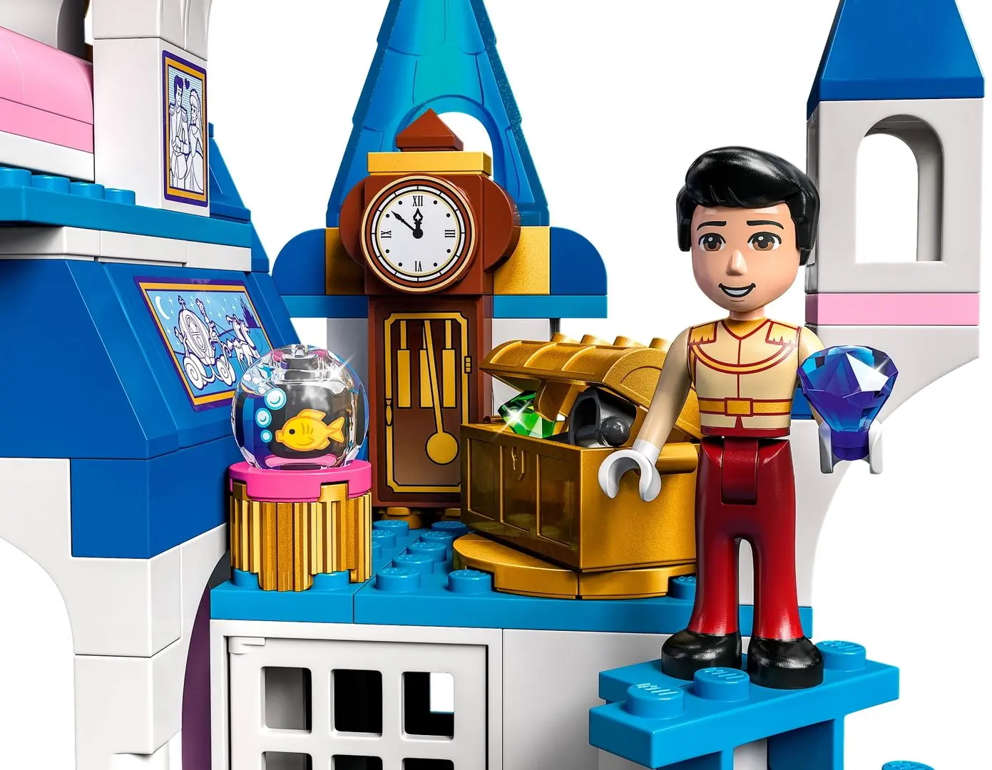 Constructor Lego Disney Cinderella and Prince Charmings Castle 43206 (Blue) - 4