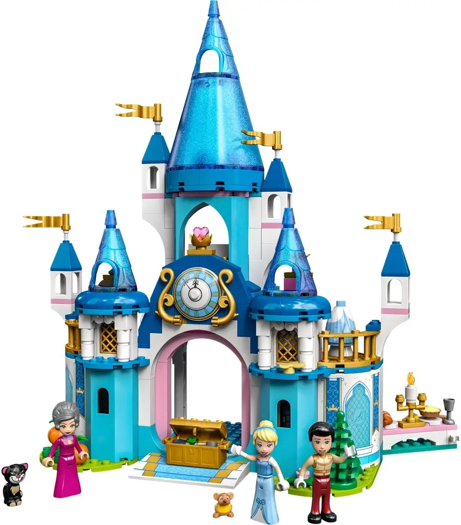 Constructor Lego Disney Cinderella and Prince Charmings Castle 43206 (Blue)