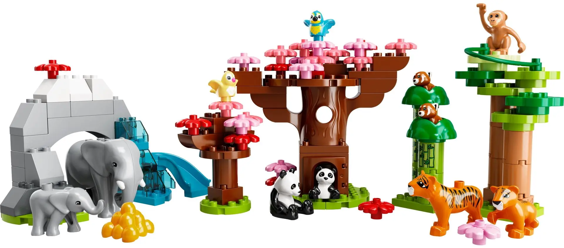 Constructor Lego Duplo Wild Animals of Asia 10974 (Multicolor)
