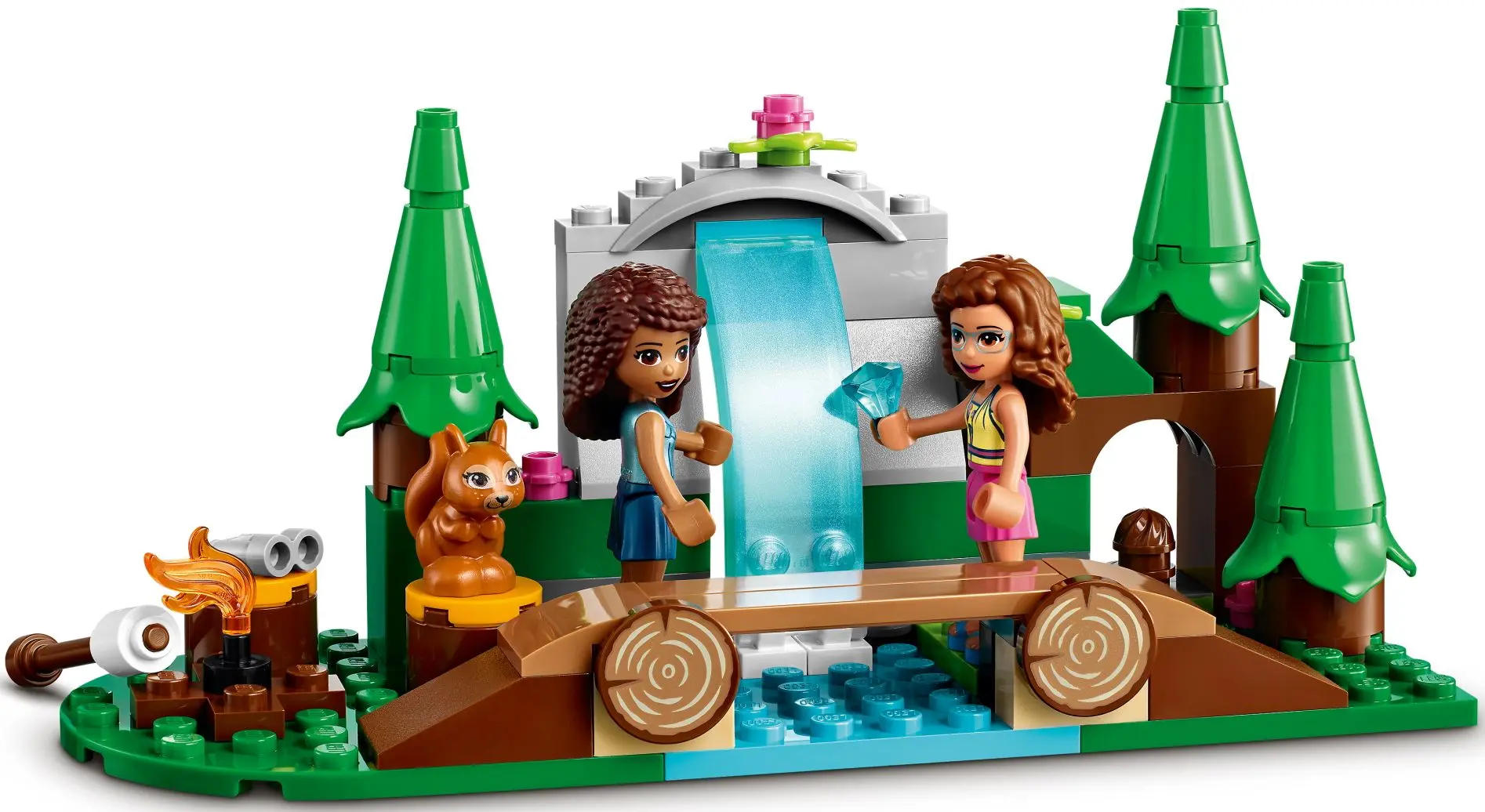 Constructor Lego Friends Forest Waterfall 41677 (Multicolor) - 2