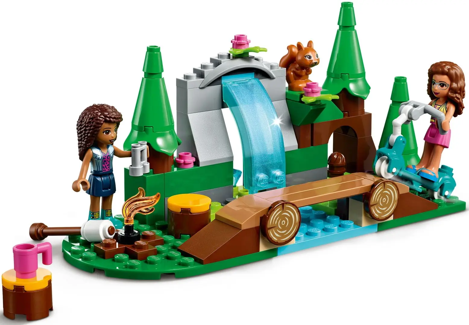 Constructor Lego Friends Forest Waterfall 41677 (Multicolor) - 3