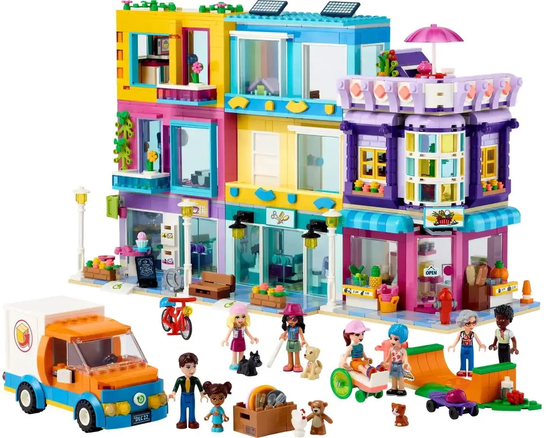 Constructor Lego Friends Main Street Building 41704 (Multicolor)